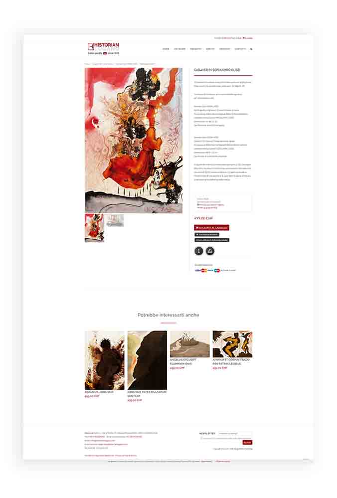 catalogo prodotti online arte