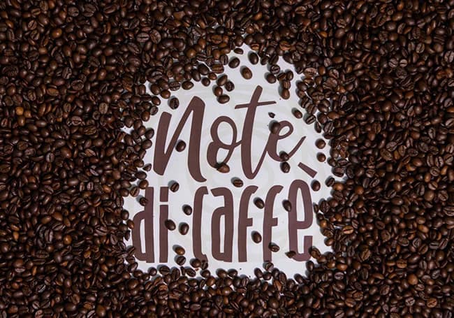 Note di caffè lancio di un brand sul mercato